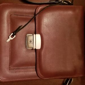 **SALE AS IS***Leather and suede crossbody